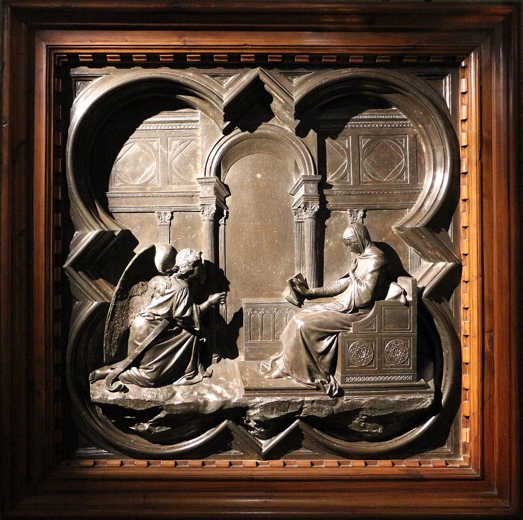 Annunciazione. Formella per la porta di santa Maria in Fiore - Museo dell'Opera del Duomo, Firenze
